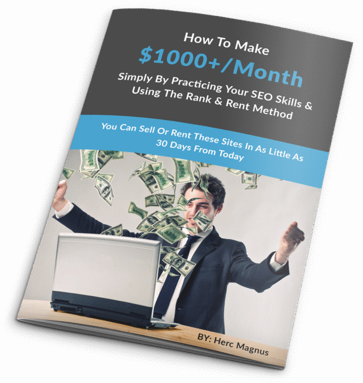 Cover of the Rank & Rent Method guide by Herc Magnus